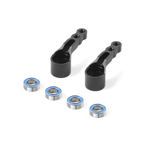 322516 Xray Aluminum Steering Arm For 1-Piece Chassis - Swiss 7075 T6 (2)