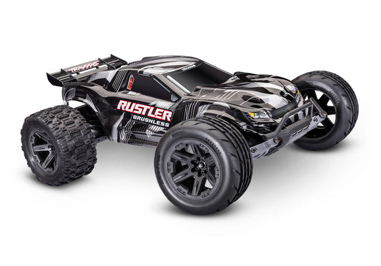 TRA37454-4 Traxxas Rustler VX3 1/10 RTR 2WD Brushless Stadium Truck (Black) w/VX3 ESC, TQi Sport 2.4GHz Radio & TSM
