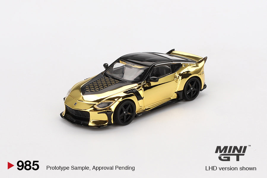 Mini GT Nissan Z VeilSide FFZ400 Gold Chrome