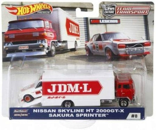 Hot Wheels Premium Team Transport Nissan Skyline HT 2000GT-X Sakura Sprinter