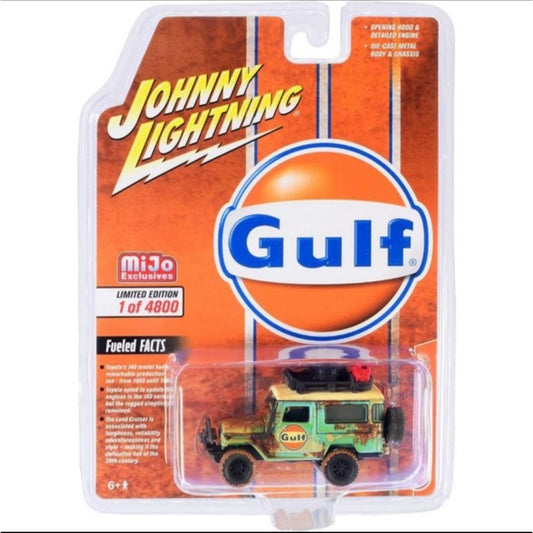 HE Johnny Lightning Gulf 1980 Toyota Land Cruiser