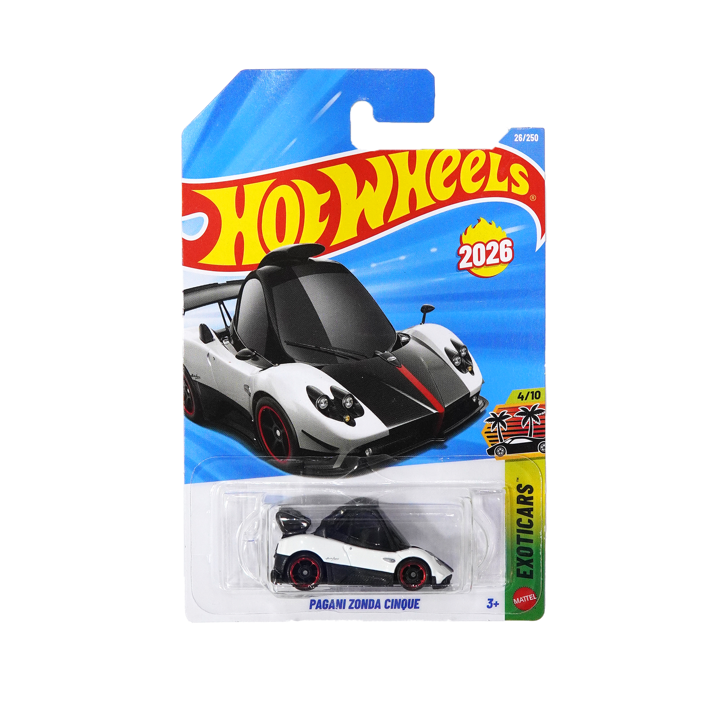 HE Hot Wheels Exoticars Pagani Zonda Cinque