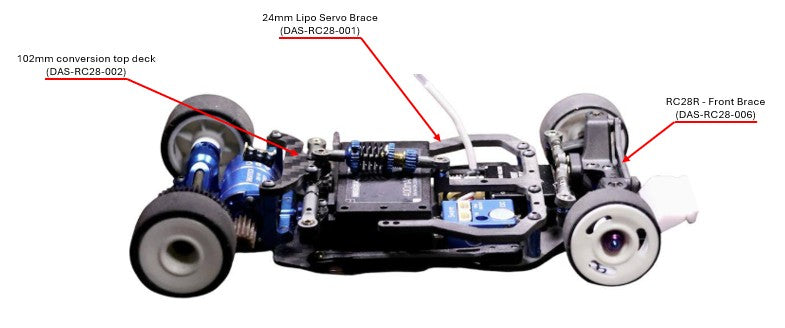 DAS-RC28-006 DAS Speed RC28R - Front Brace