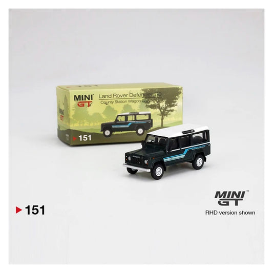 HE Mini GT Land Rover Defender 110 County Station Wagon Grey #151 MiJo Excl.