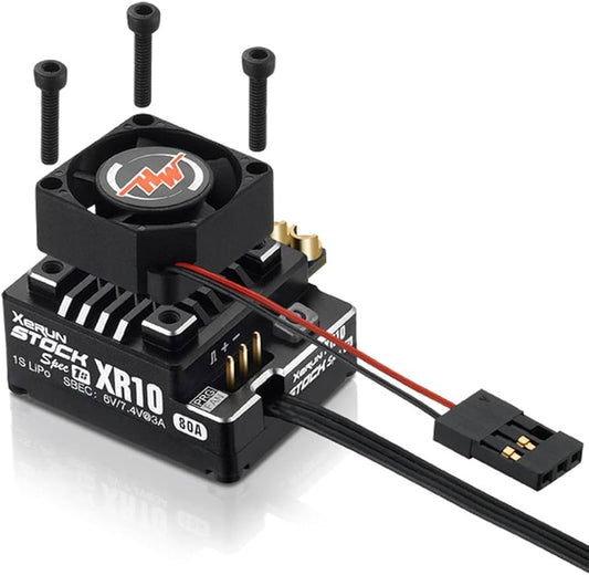 30112751 Hobbywing XR10 PRO Stock Spec 1S Sensored Brushless ESC