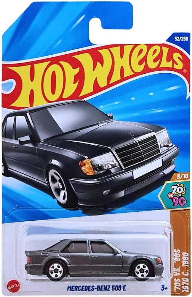 HE Hot Wheels '70s vs. '90s Mercedes-Benz 500E