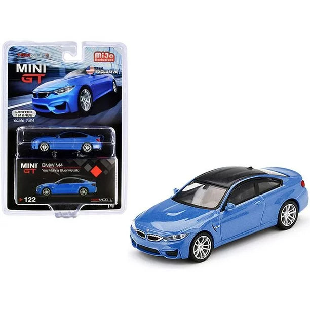 HE Mini Gt 122 BMW M4 (F82) Yas Marina Blue Metallic