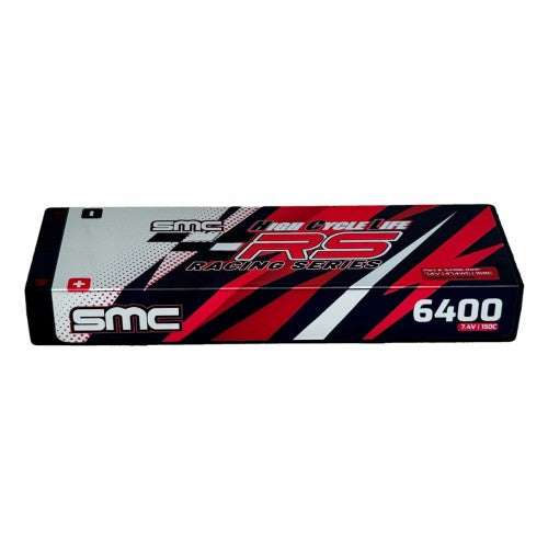 SMC 64150-2S1P HCL-RS 7.4v-6400mah 150C LCG 5mm inboard Hardcase