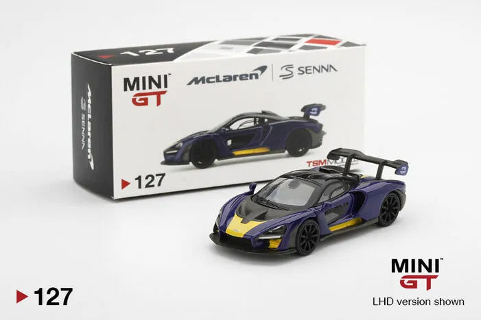 HE Mini GT 127 McLaren Senna Purple/Yellow