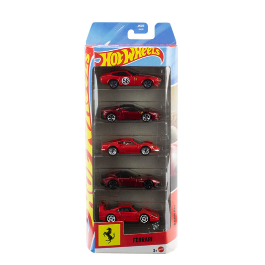 HE Hot Wheels 1:64 Basic 5PK Set 2026 Ferrari