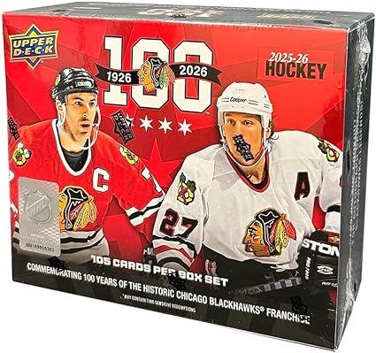 2025/26 Upper Deck Chicago Blackhawks Centennial NHL Hockey Box Set