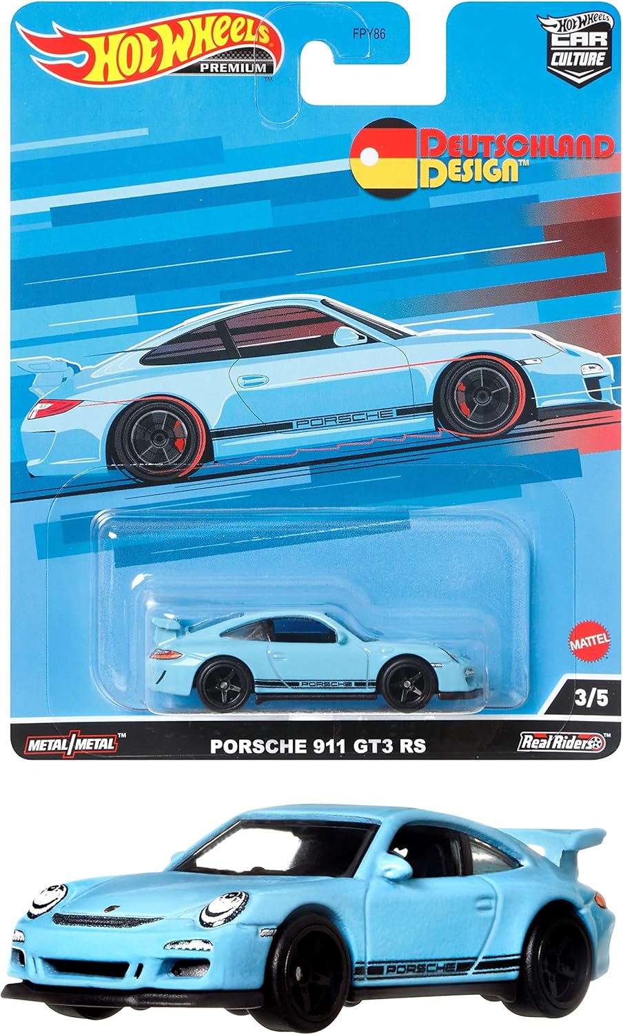 Hot Wheels Premium Deutschland Design Porsche 911 GT3 RS