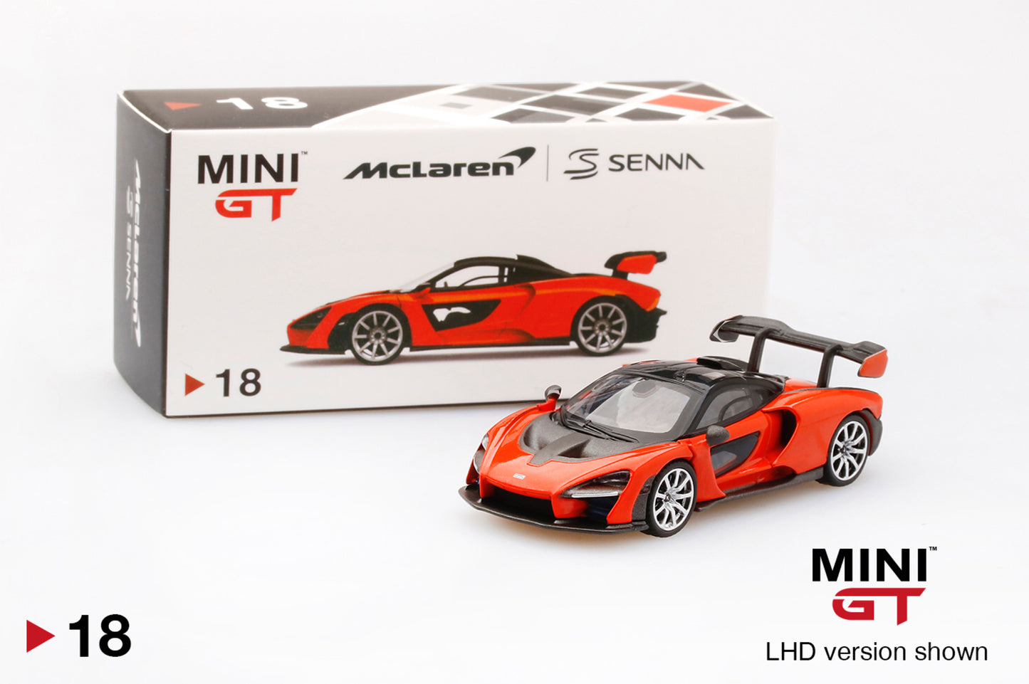 HE Mini GT 18 McLaren Senna Mira Orange