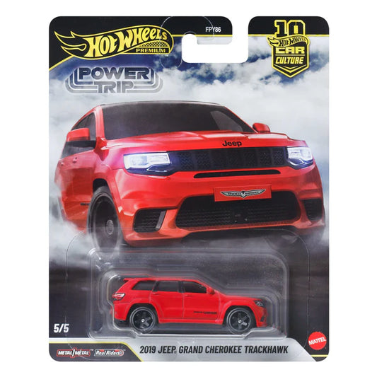Hot Wheels Premium "Power Trip" Car Culture 2019 Jeep Grand Cherokee Trackhawk