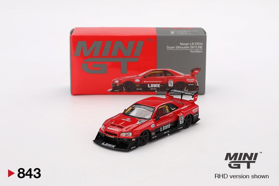 Mini GT NIssan L B EB34 Super Silhouhette Skyline