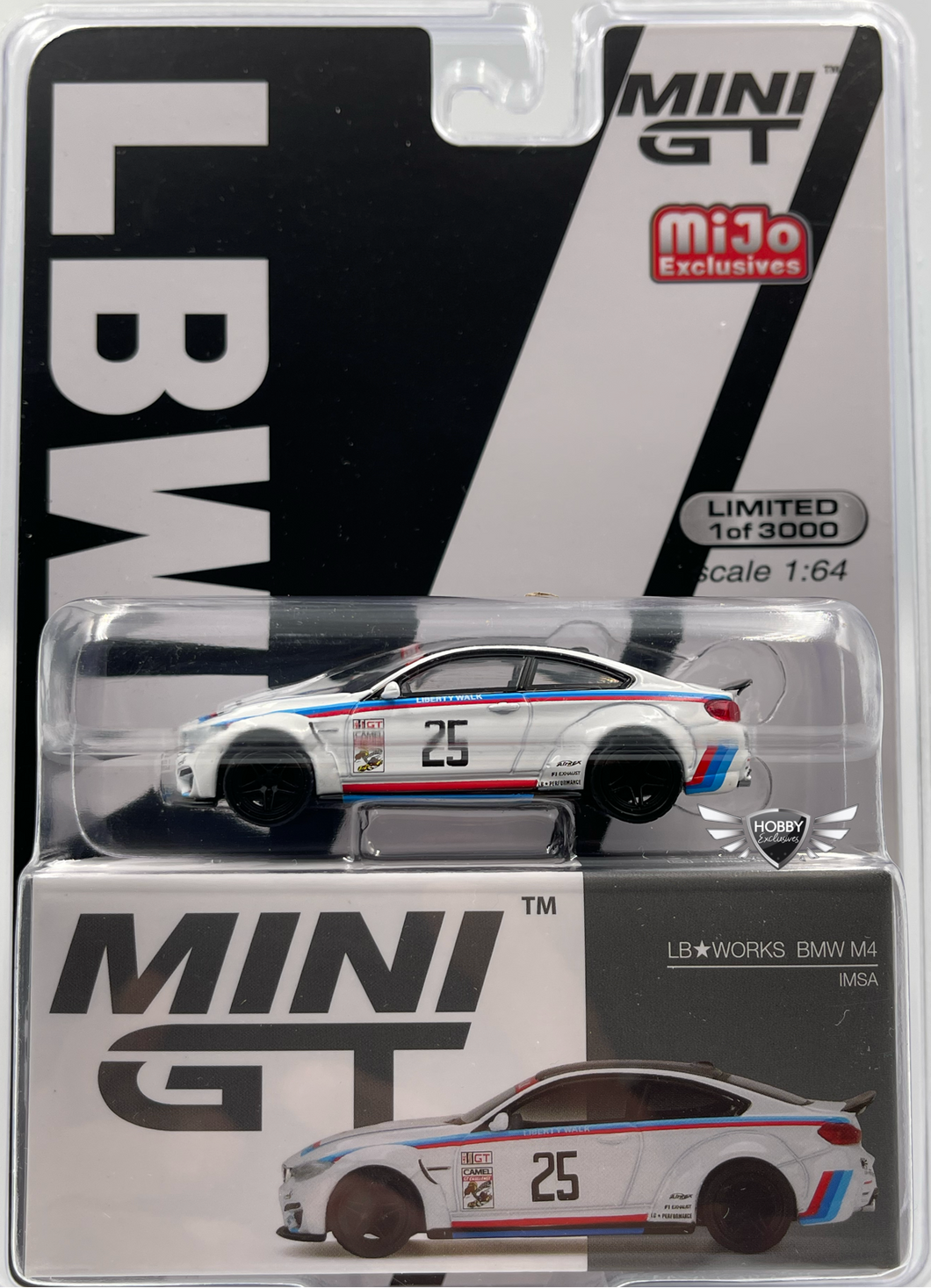 HE LB Works BMW M4 IMSA MiJo Exclusive Mini GT #319