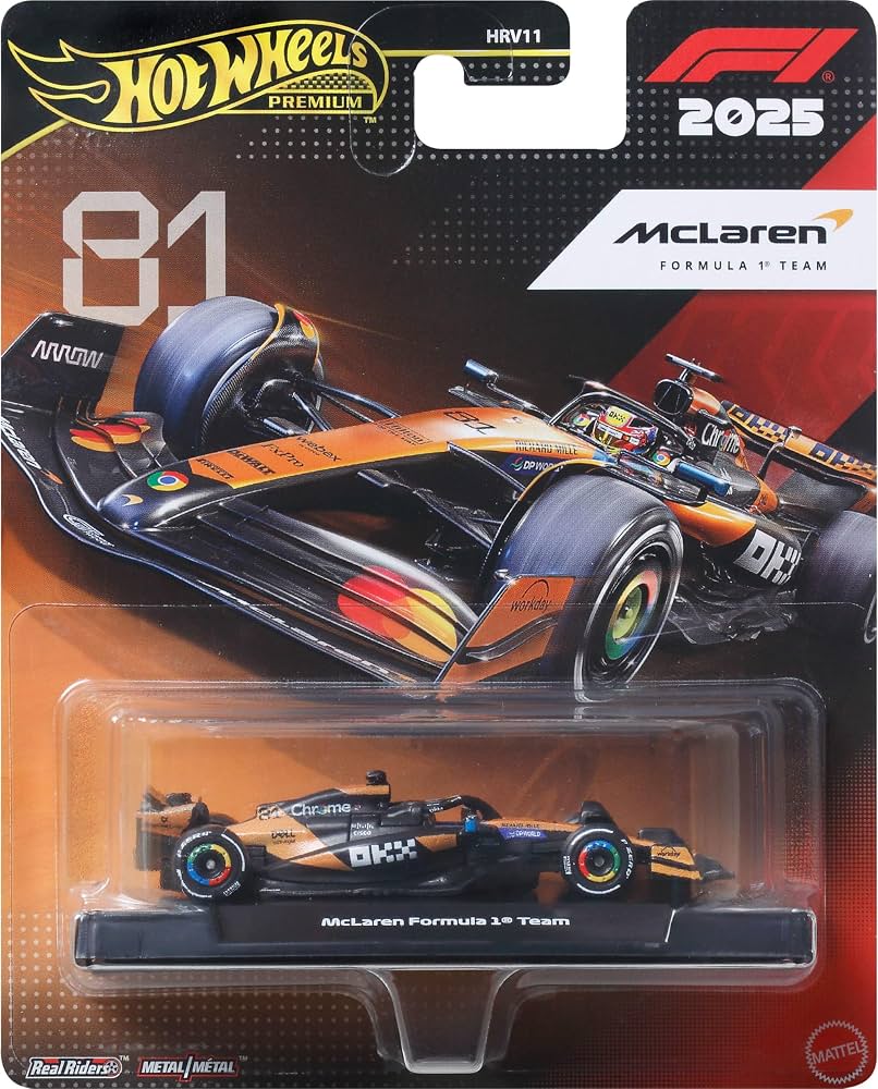 Hot Wheels Premium (F1 2025) McLaren Formula 1 Team #81
