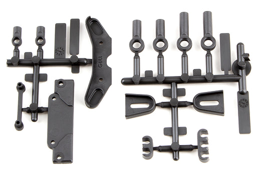 ASC91885- Servo Mount Brace, Tower Covers, Wire Clips, Rod Ends