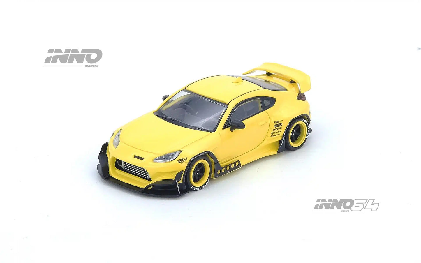IN64GR86PYL INNO64 Toyota GR86 "Pandem" YELLOW