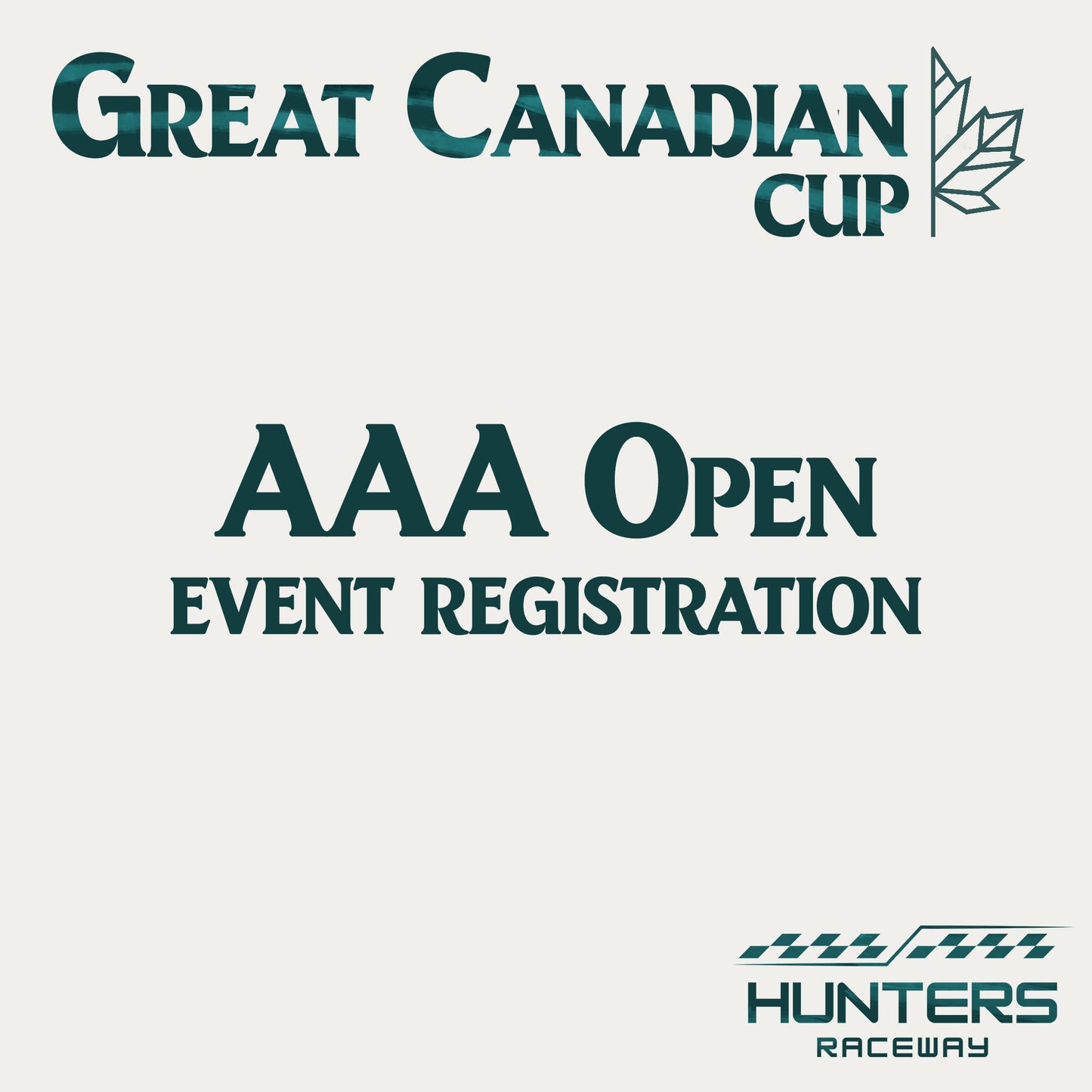Great Canadian Cup '26 Registration - AAA Open