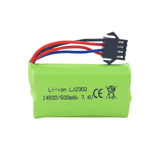 ABC024-1 Rc-Pro WPL 7.4V Li-Ion Battery SM 4P