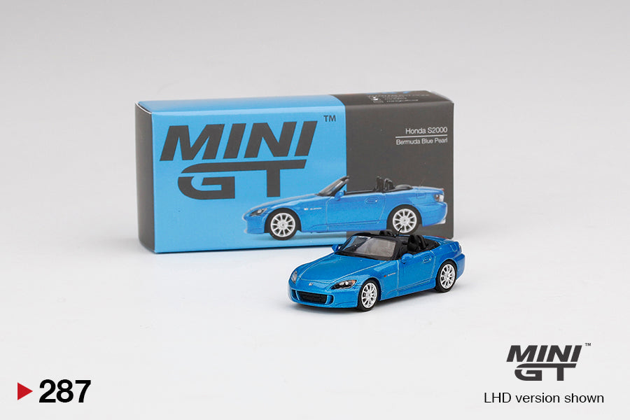 HE Honda S2000 Laguna Blue Pearl MiJo Exclusive Mini GT #287