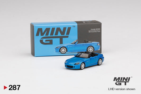 HE Honda S2000 Laguna Blue Pearl MiJo Exclusive Mini GT #287