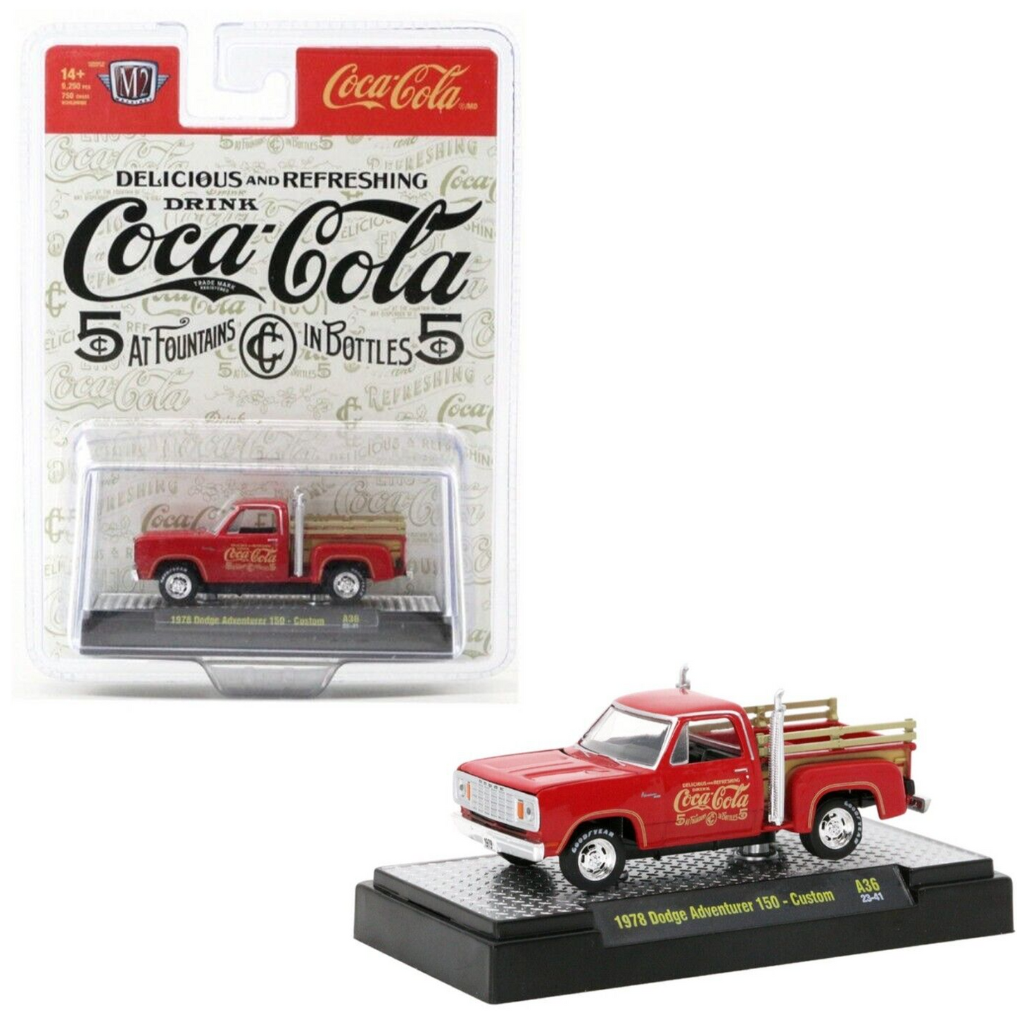 M2 Machines 1978 Dodge Adventurer 150 Custom Coca Cola HE