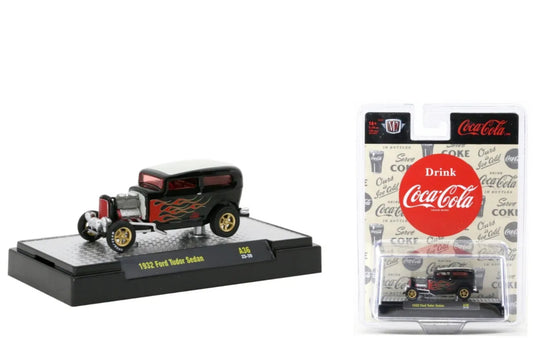 M2 Machines 1932 Ford Tudor Sedan Coca Cola HE