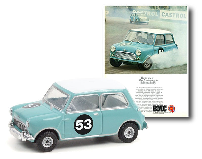 Green Light Vintage AD Cars 1967 Morris Mini Cooper S HE
