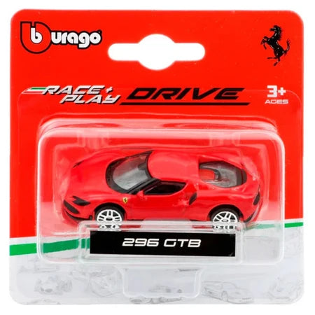 HE Bburago Ferrari 296 GTB Race + Play 1/64 Scale