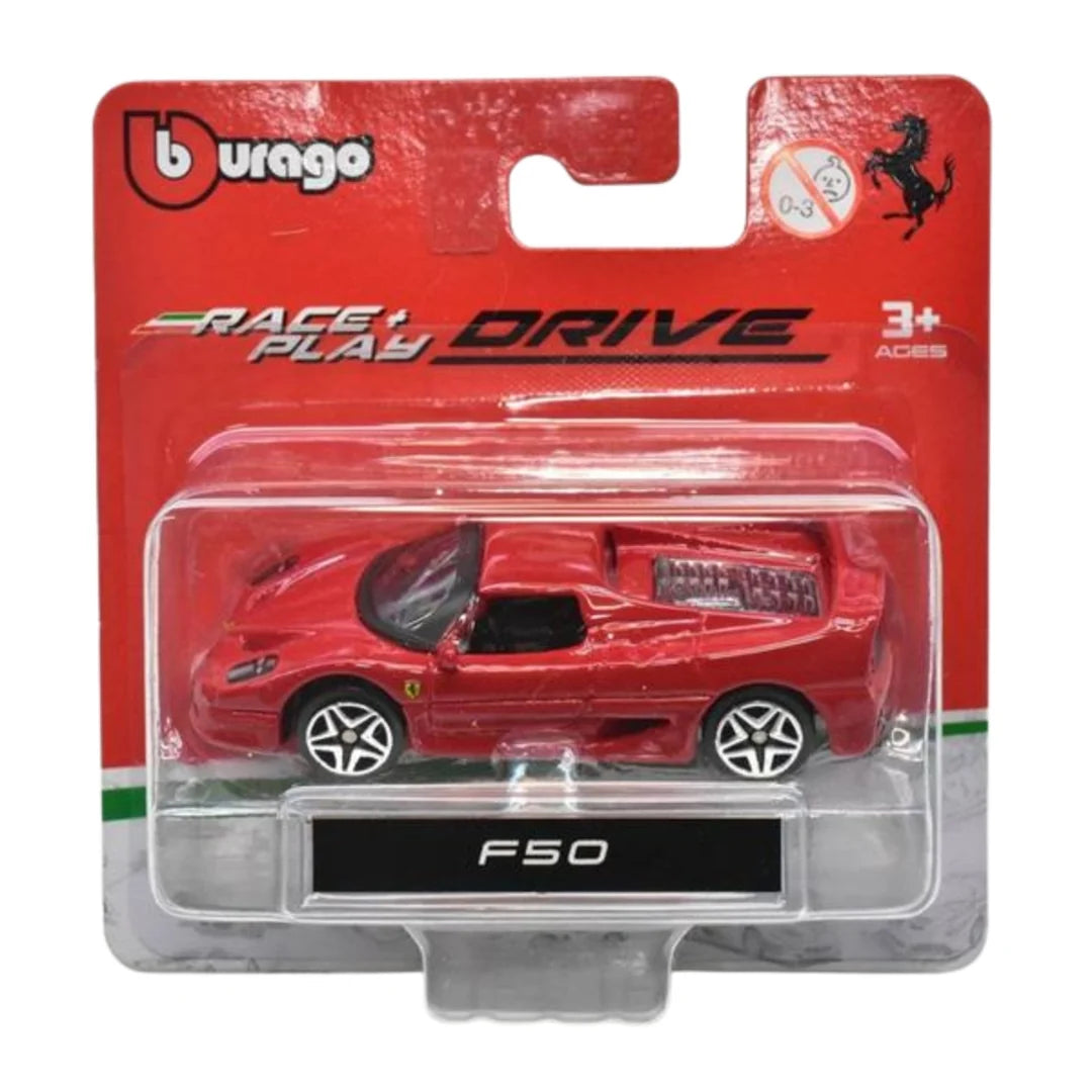 HE Bburago Ferrari F50 Race + Play 1/64 Scale
