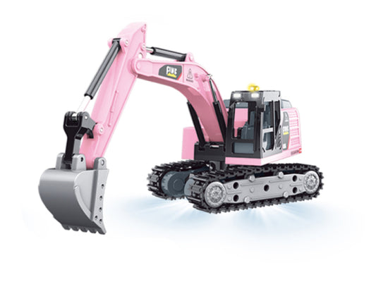 HG4-301 1:64 R/C Pink Mini Excavator With APP Control
