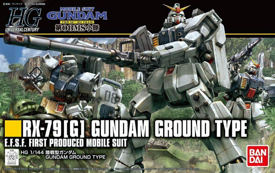 HGUC 1/144 Gundam Ground Type