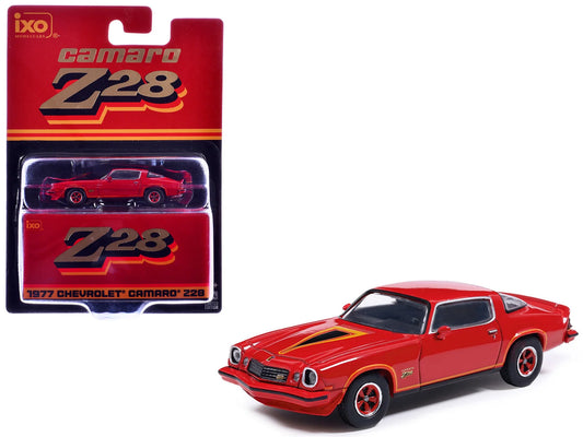 HE IA64010 iXO Modelcars 1:64 Scale 1977 Chevrolet Camaro Z28 - Light Red