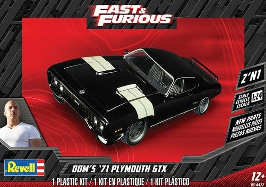 Revell Fast and Furious Dom’s ‘71 Plymouth GTX Plastic Kit