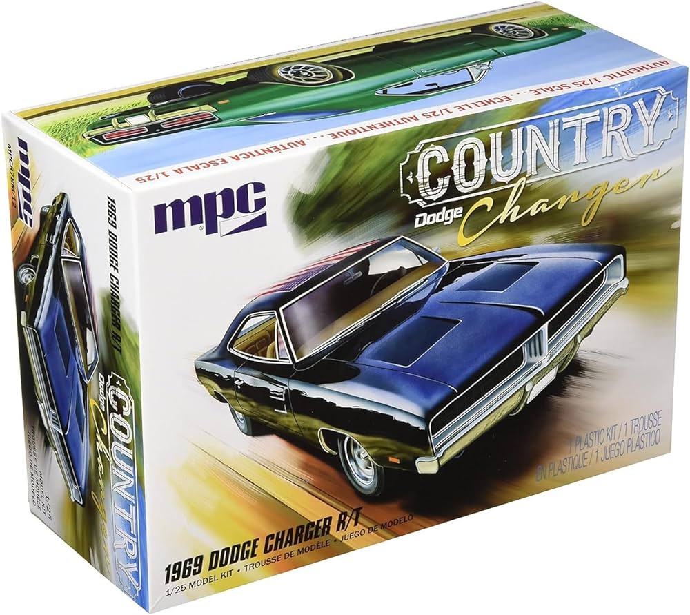 MPC Country Dodge Charger, 1969 Dodge Charger R/T Model Kit