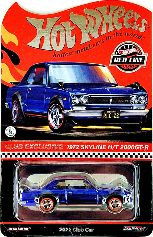 Hot Wheels Red Line Club, Club Exclusive 1972 Skyline H/T 2000 GT-R