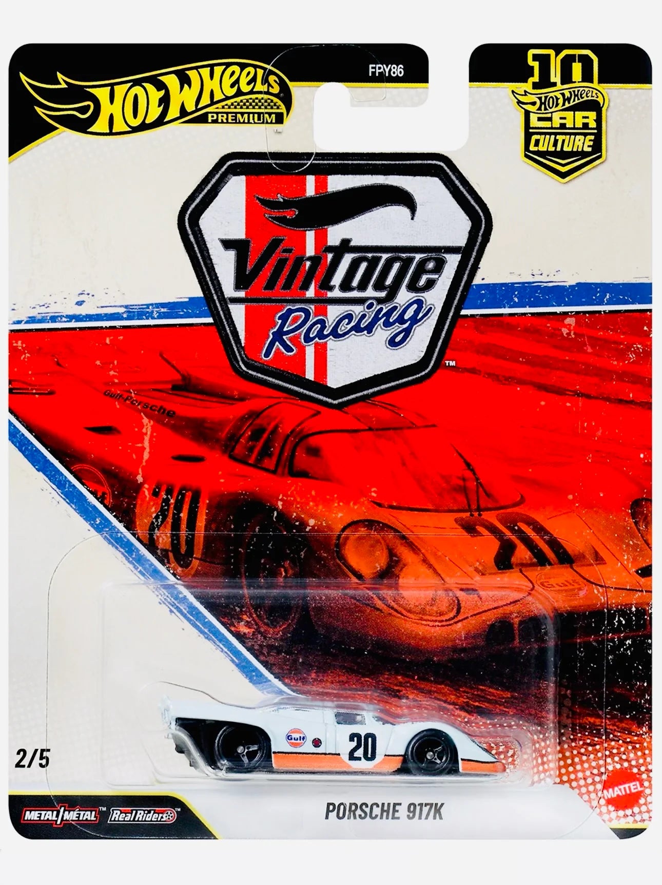 HE Hot Wheels Premium Car Culture Vintage Racing Porsche 917K