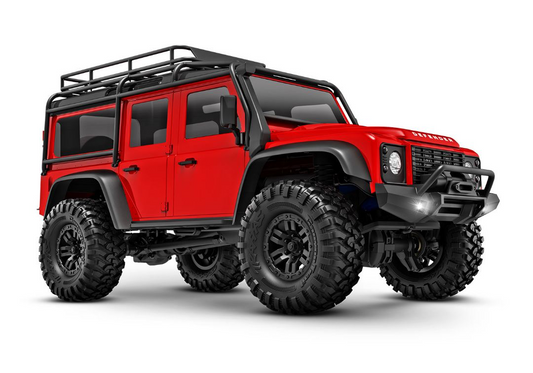 TRA97054-1RED Traxxas TRX-4M Land Rover Defender 1/18 RTR Trail Truck, Red