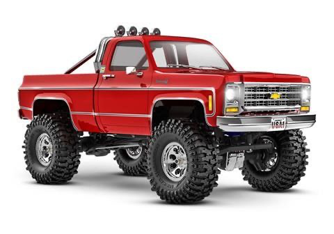 TRA97064-1RED Traxxas TRX-4M High Trail Edition Crawler With Chevrolet K10 Pickup Body 1/18 Scale 4x4