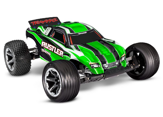 TRA37054-8GREEN Traxxas Rustler 1/10 Stadium Truck RTR