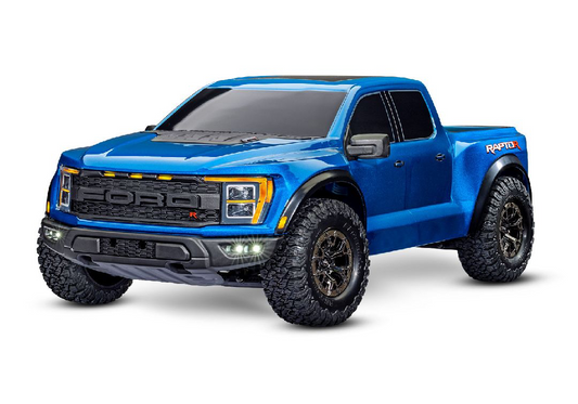 TRA101076-4BLUE Traxxas Ford Raptor R 1/10 Pro Scale 4WD Drive Replica Truck RTR