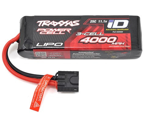 TRA2849X Traxxas 4000mAh 3S 11.1V 25C LiPo iD Connector Soft Case