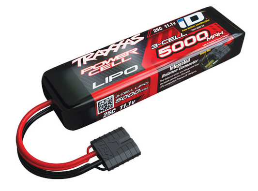 TRA2872X Traxxas 5000mAh 3S 11.1V 25C LiPo iD Connector Soft Case