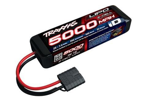 TRA2842X Traxxas 5000mAh 2S 7.4V 25C LiPo iD Connector Soft Case