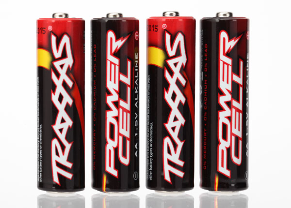 TRA2914 Traxxas AA 1.5V Alkaline Batteries (4)