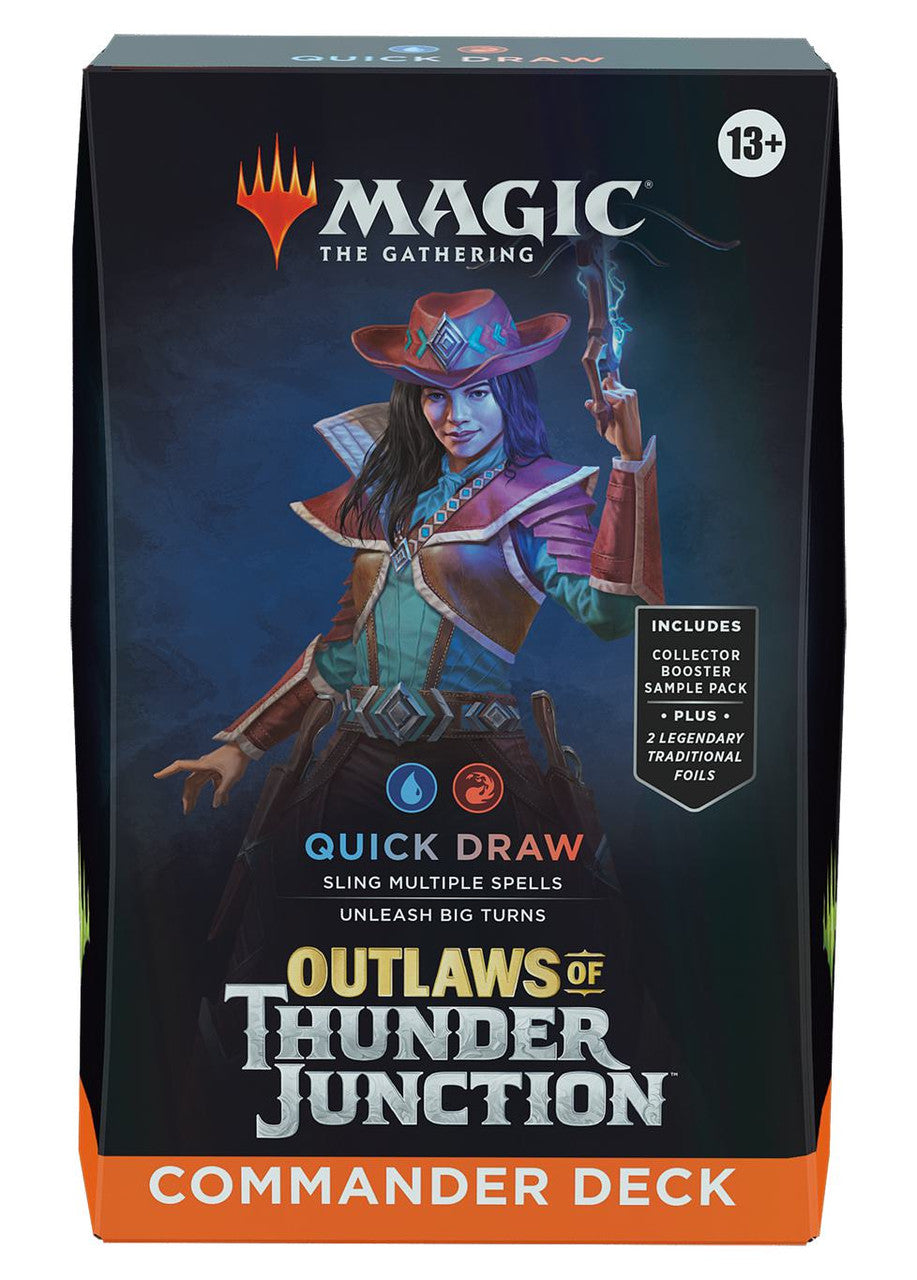 MTG Outlaws Of Thunder Junction Commanded Deck Quick Draw