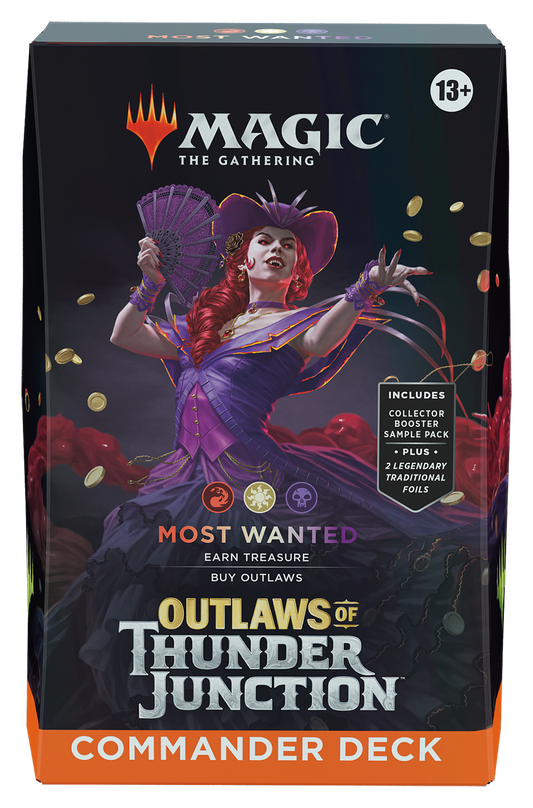 MTG Outlaws Of Thunder Junction Commander Deck Most Wanted