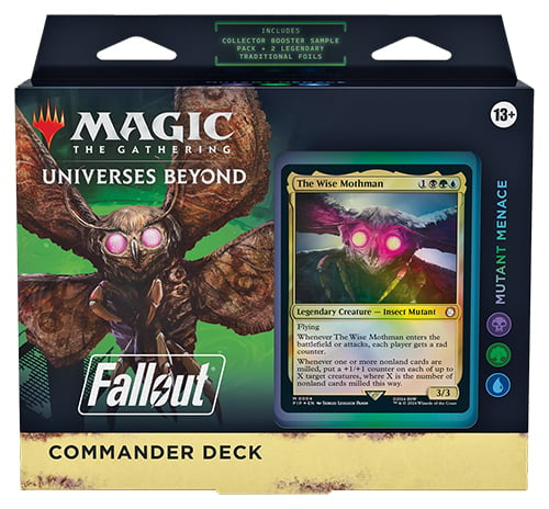 MTG Universes Beyond Fallout Commander Deck Mutant Menace